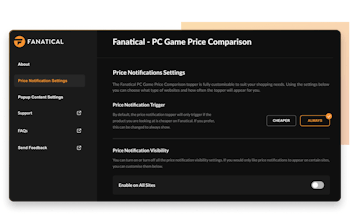 Extension product notifications
