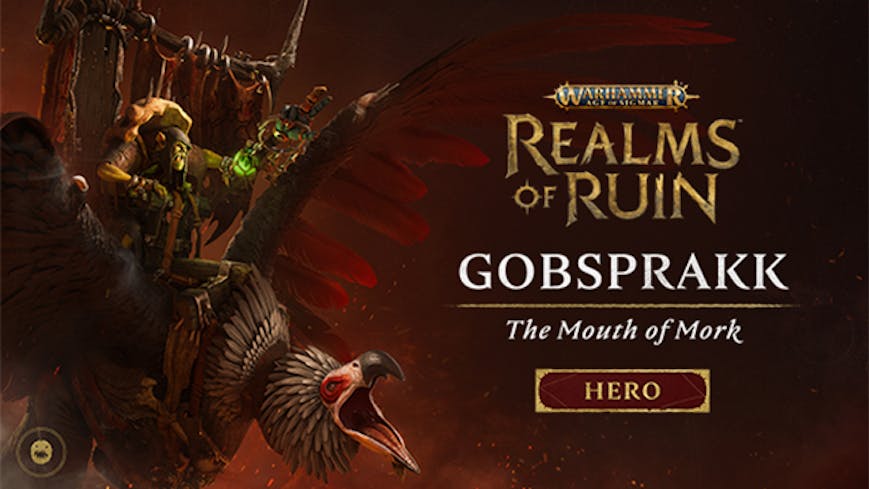 Product cover for Warhammer Age of Sigmar: Realms of Ruin - The Gobsprakk, The Mouth of Mork Pack