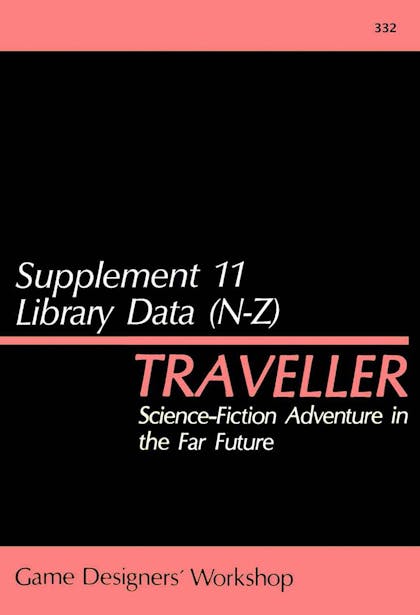 Supplement 11: Library Data (N-Z)