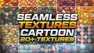 Seamless Textures - Cartoon - 20+ Textures