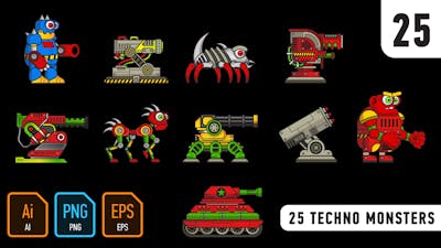 25 Techno Monsters