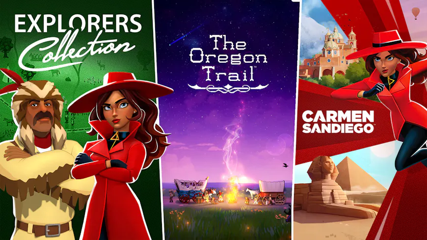 Product cover for EXPLORERS COLLECTION: THE OREGON TRAIL & CARMEN SANDIEGO BUNDLE