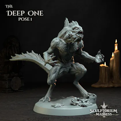 Deep One - pose 1 - Dagon's Tide