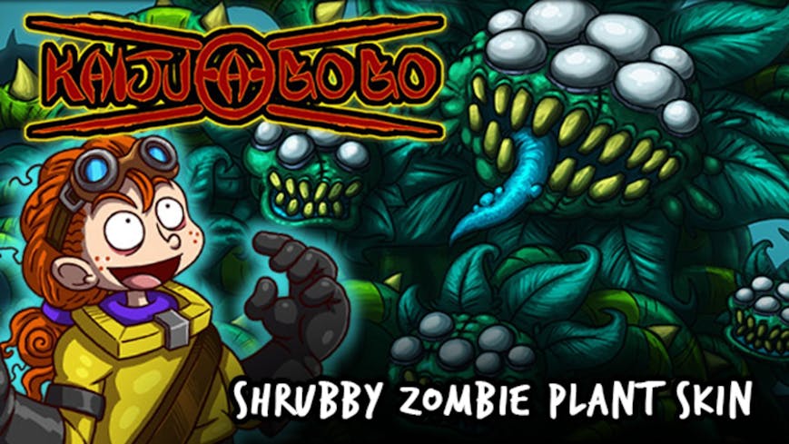 Kaiju-A-GoGo: Plant Zombie Shrubby Skin DLC