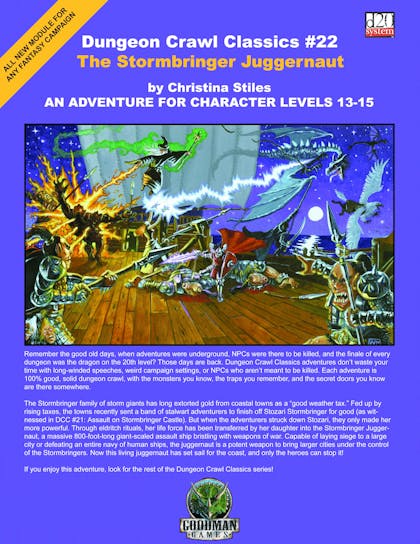 Dungeon Crawl Classics #22: The Stormbringer Juggernaut