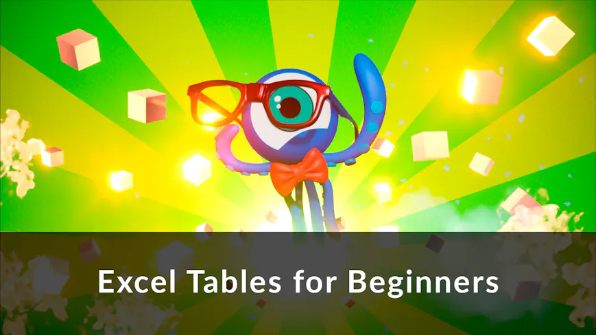 Product cover for Excel Tables for Beginners