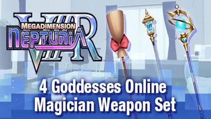 Product cover for Megadimension Neptunia VIIR - 4 Goddesses Online Magician Weapon Set - DLC