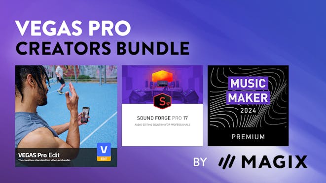 Product cover for VEGAS Pro Creators Bundle
