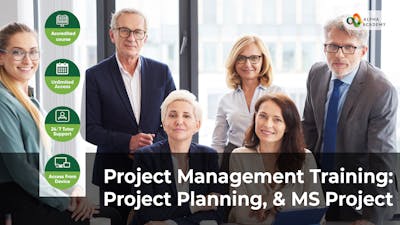 Project Management Training: Project Planning, & MS Project