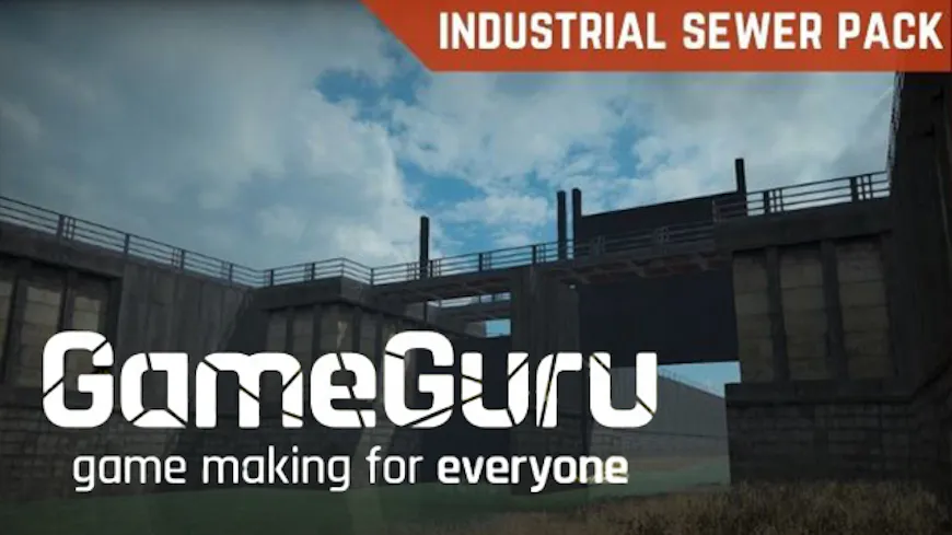 Product cover for GameGuru - Industrial Sewer Pack