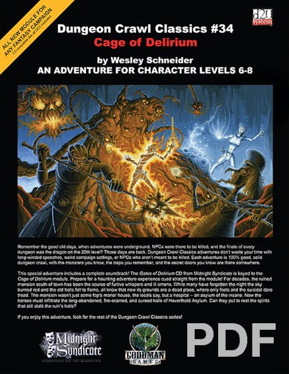 Dungeon Crawl Classics #34: Cage of Delirium