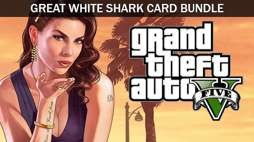 Grand Theft Auto V & Great White Shark Cash Card