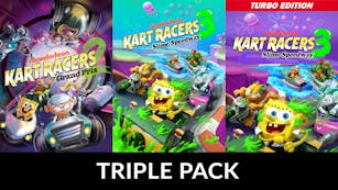 Product cover for Nickelodeon Kart Racers 2 & 3 Super Turbo Triple Pack