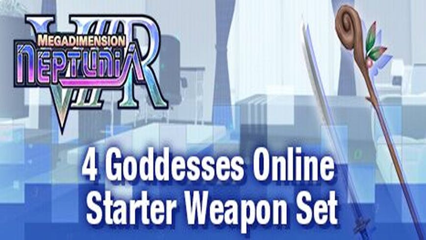 Megadimension Neptunia VIIR - 4 Goddesses Online Starter Weapon Set