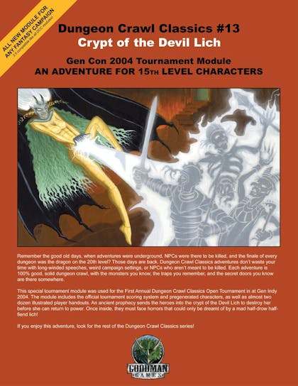 Dungeon Crawl Classics #13: Crypt of the Devil Lich