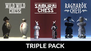 Product cover for Wild Wild + Samurai + Ragnarok Chess Pack