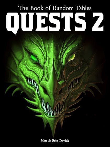 The Book of Random Tables: Quests 2