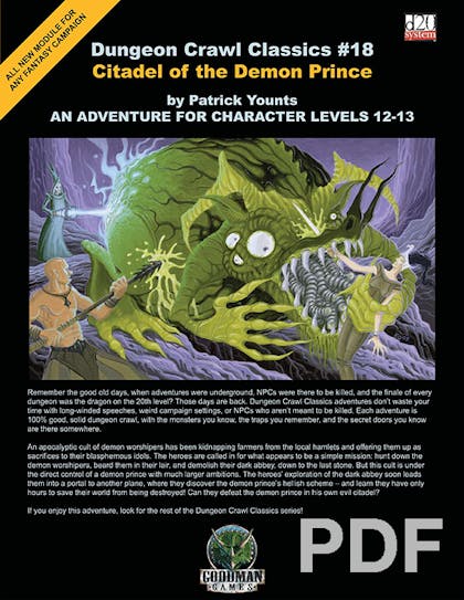 Dungeon Crawl Classics #18: Citadel of the Demon Prince