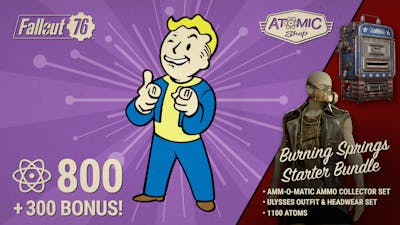 Fallout 76: Burning Springs Starter Bundle