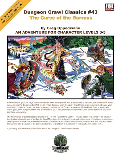 Dungeon Crawl Classics #43: Curse of the Barrens