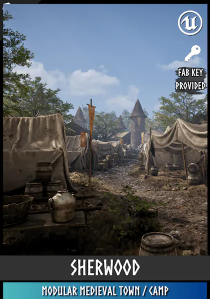 Sherwood: Modular Medieval Town / Camp 