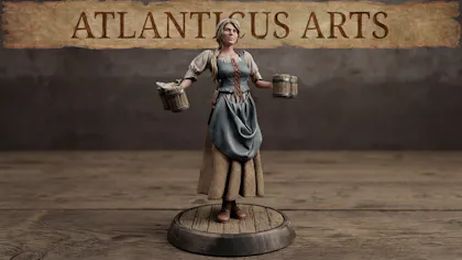 Female Medieval Peasant - Clio Bill - Barmaid