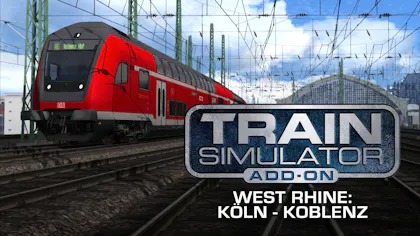 Product cover for Train Simulator: West Rhine: Köln - Koblenz Route Add-On - DLC