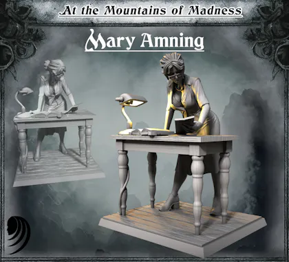 Mary Amning - Professor of Paleontology - At the Mountains of Madness