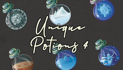 Unique Potions 4 - RPG Inventory Icons
