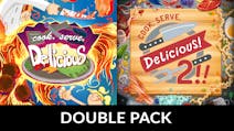Product cover for Cook, Serve, Delicious! 1 & 2!! Double Pack