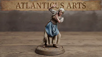 Female Medieval Peasant - Clio Bill - Terrified