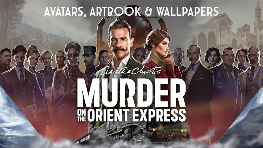 Product cover for Agatha Christie Murder on the Orient Express avatars artbook and wallpapers