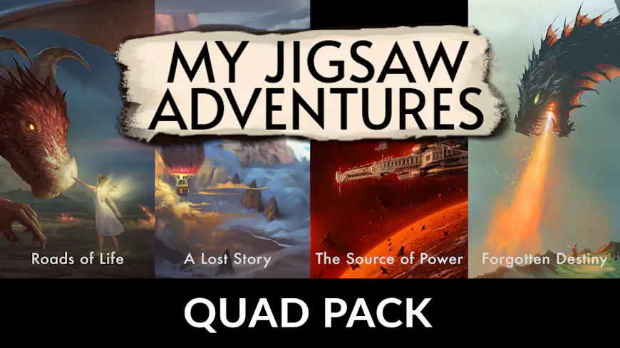 Product cover for My Jigsaw Adventures Quad Pack