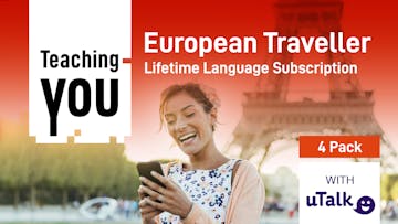 Product cover for European Traveller 4 Pack Lifetime Language Subscription with uTalk