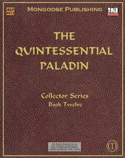 The Quintessential Paladin
