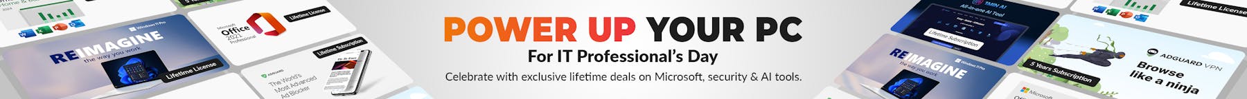 Power Up Your PC – IT Professionals’ Day Software Launch