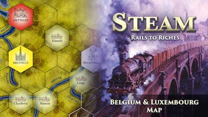 Product cover for Steam: Rails to Riches - Belgium & Luxembourg Map - DLC