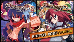 Product cover for Disgaea 1 PC + Disgaea 2 PC Digital Doods Edition (Games + Art Books)