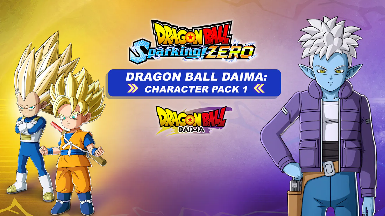 Product cover for DRAGON BALL: Sparking! ZERO - Dragon Ball DAIMA: Character Pack 1 - DLC