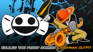 Product cover for Lethal League Blaze - Galileo the Funky Saxman outfit for Candyman - DLC