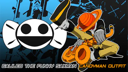 Product cover for Lethal League Blaze - Galileo the Funky Saxman outfit for Candyman - DLC