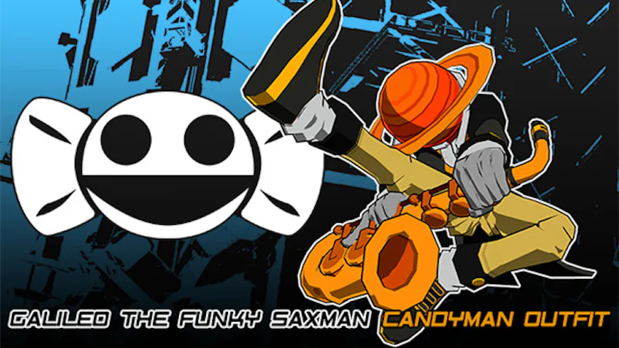 Product cover for Lethal League Blaze - Galileo the Funky Saxman outfit for Candyman