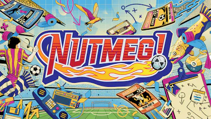Product cover for NUTMEG! A Nostalgic Deckbuilding Football Manager