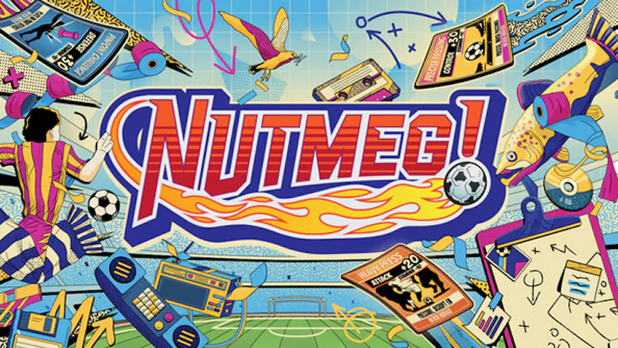 Product cover for NUTMEG! A Nostalgic Deckbuilding Football Manager