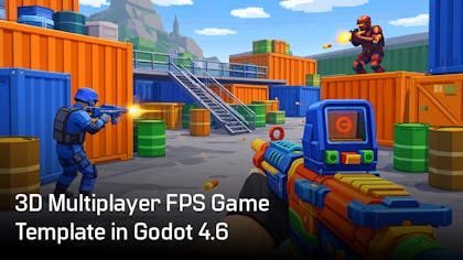 3D Multiplayer FPS Game Template in Godot 4.6