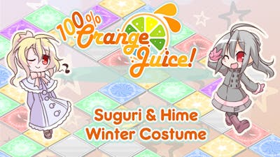 100% Orange Juice - Suguri & Hime Winter Costumes