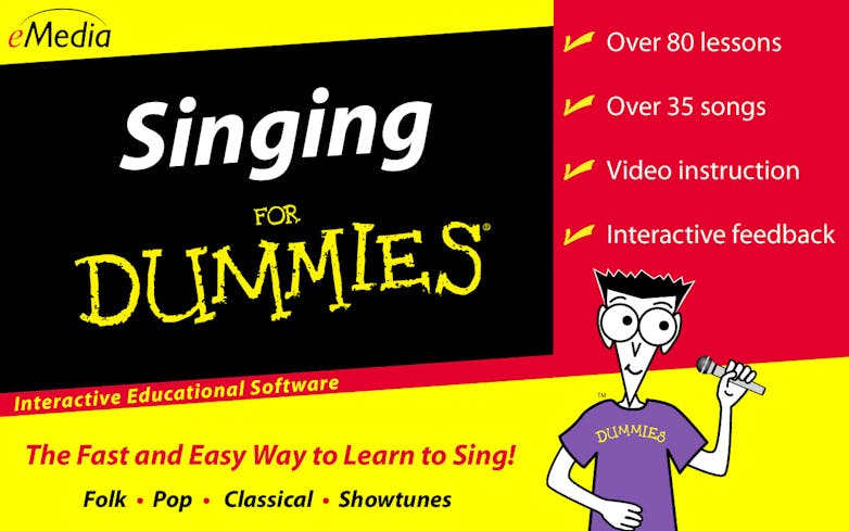 Singing For Dummies Level 1 - Interactive Educational Software - MAC version