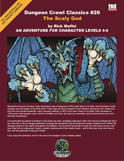 Dungeon Crawl Classics #26: The Scaly God