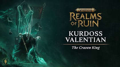 Product cover for Warhammer Age of Sigmar: Realms of Ruin - Kurdoss Valentian, The Craven King - DLC
