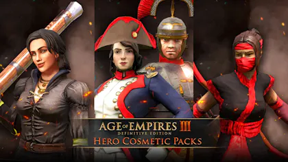 Product cover for Age of Empires III: Definitive Edition – Hero Cosmetic Pack – Vol. 1 - DLC